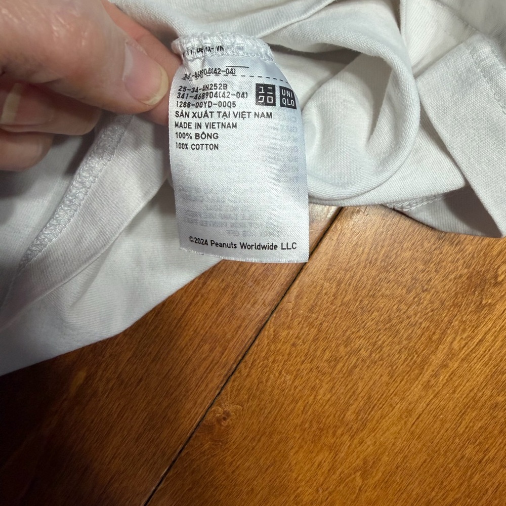 Peanuts White & Navy Snoopy 'First Beagle on the Moon' Short Sleeve Tee - Picture 7 of 9